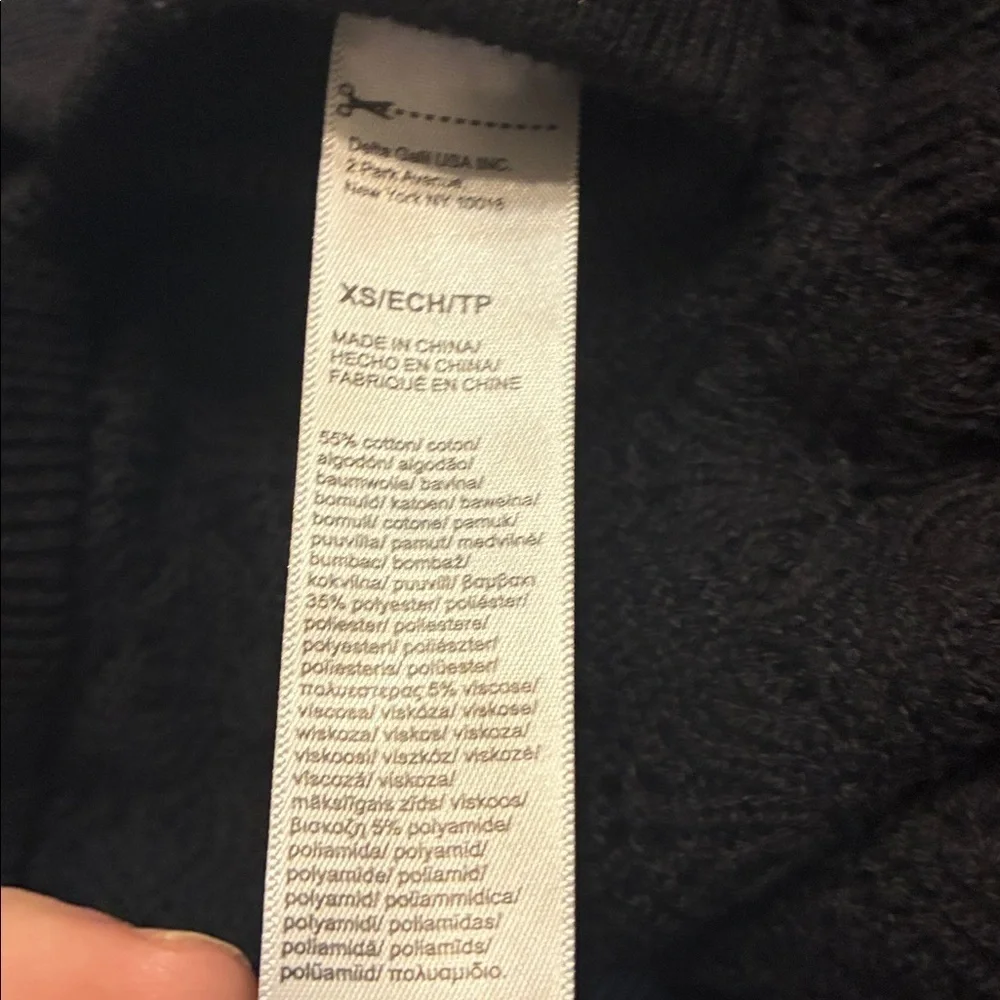 NWT florence by mills Women's Le Pointelle Wide Leg XS Black